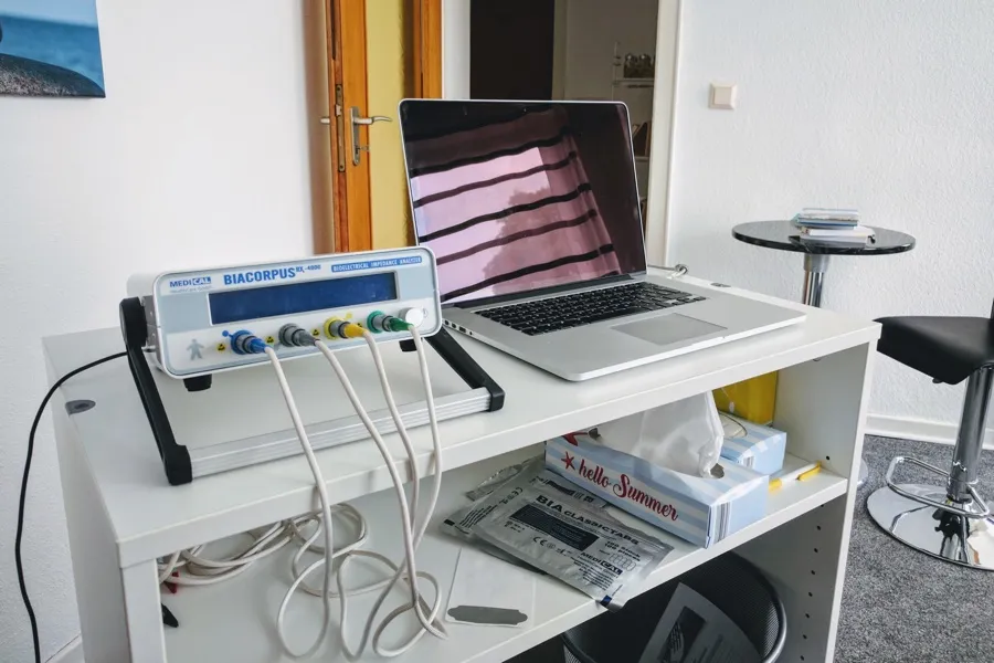 Praxisraum für BIA-Messung und Ernährungsberatung